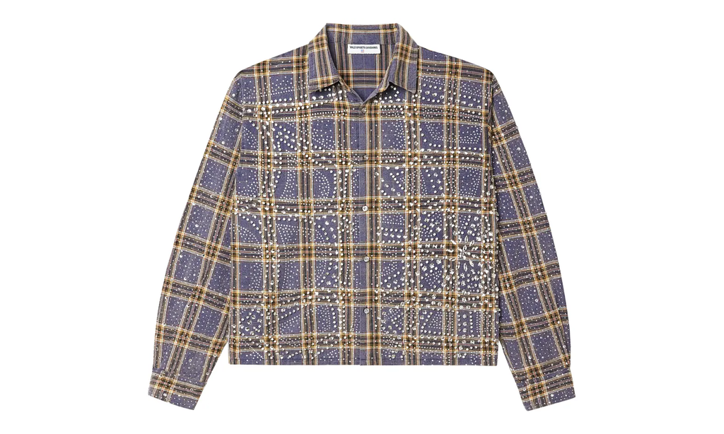 Moonlight Rhinestone Flannel "Purple" 10064273