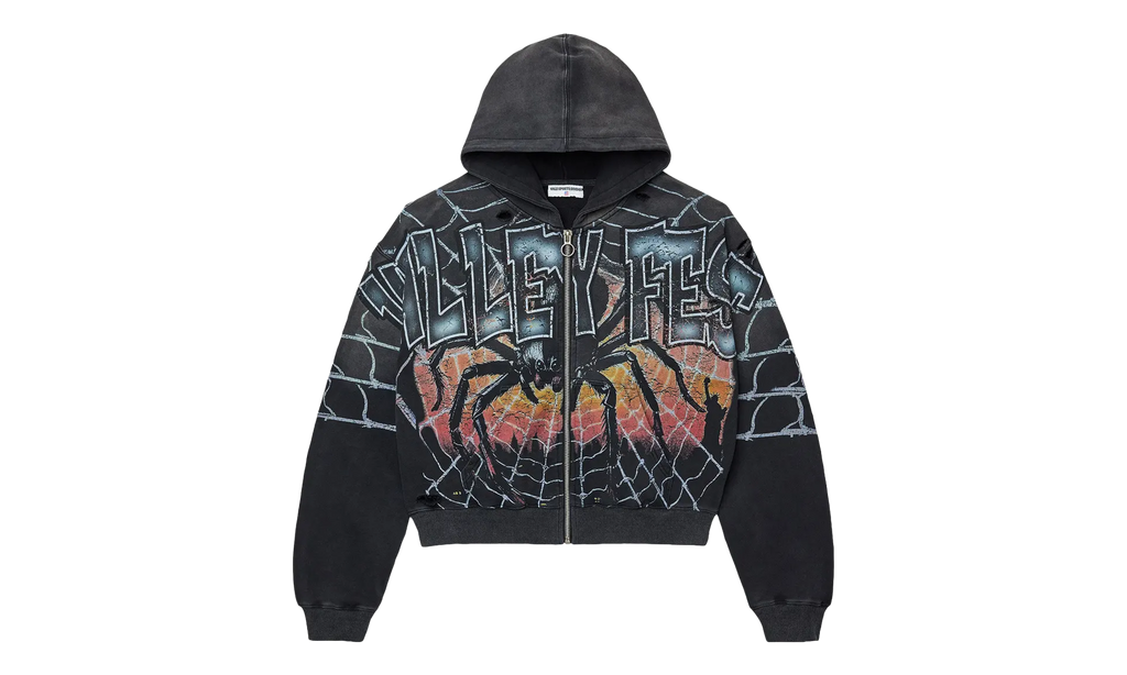 Big Widow Zip Up Hoodie "Black" VAL135