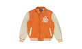 SP5DER VARSITY ORANGE WHITE VARSITY JACKET "Orange, White" SP5_ORNGVJKT