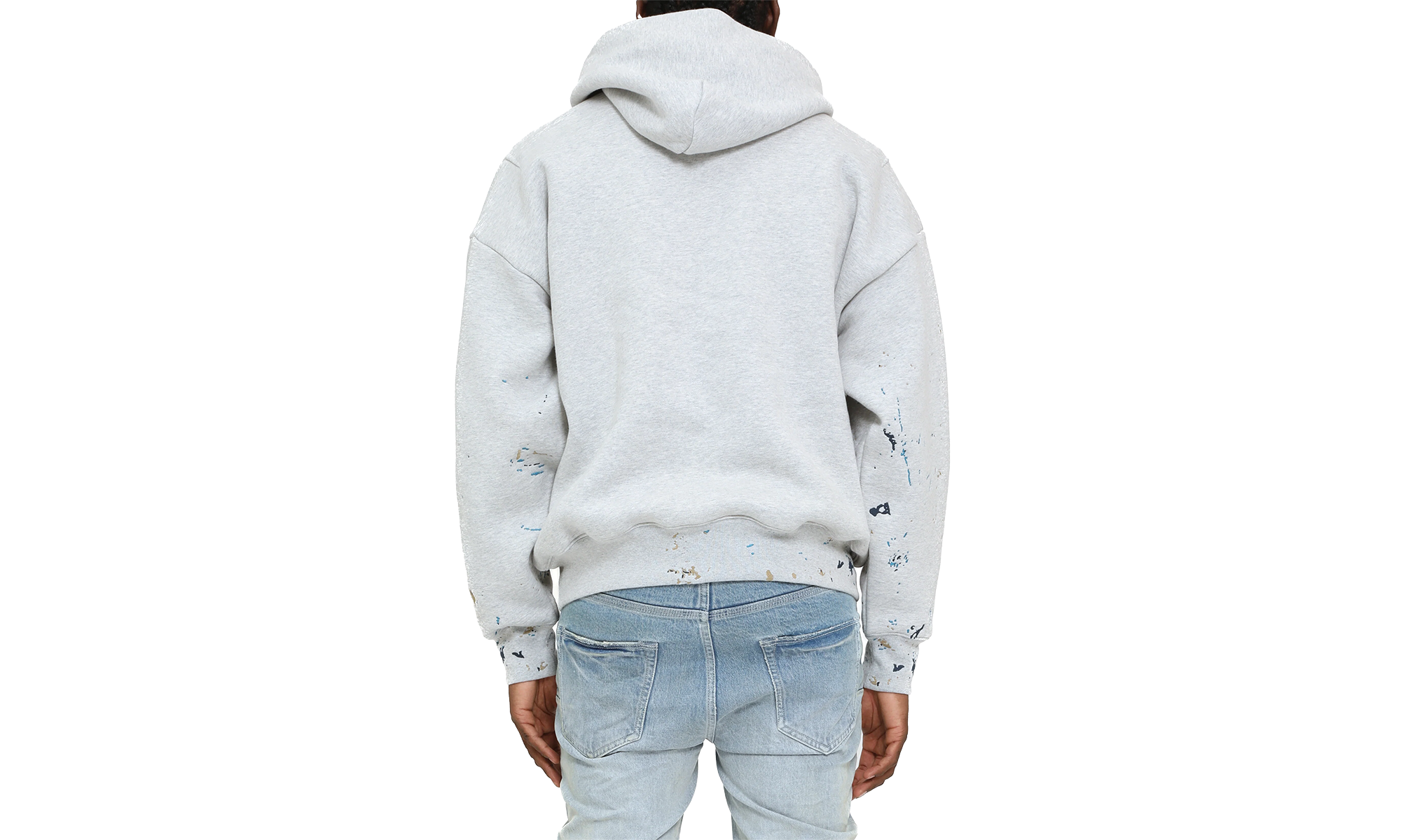 Studded Camo Hoodie "Gray" P401 HFGC425