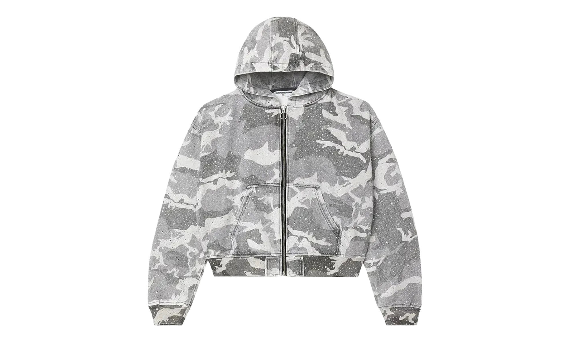 Winter Crystal Camo Work Jacket "Washed White Camo" VAL166