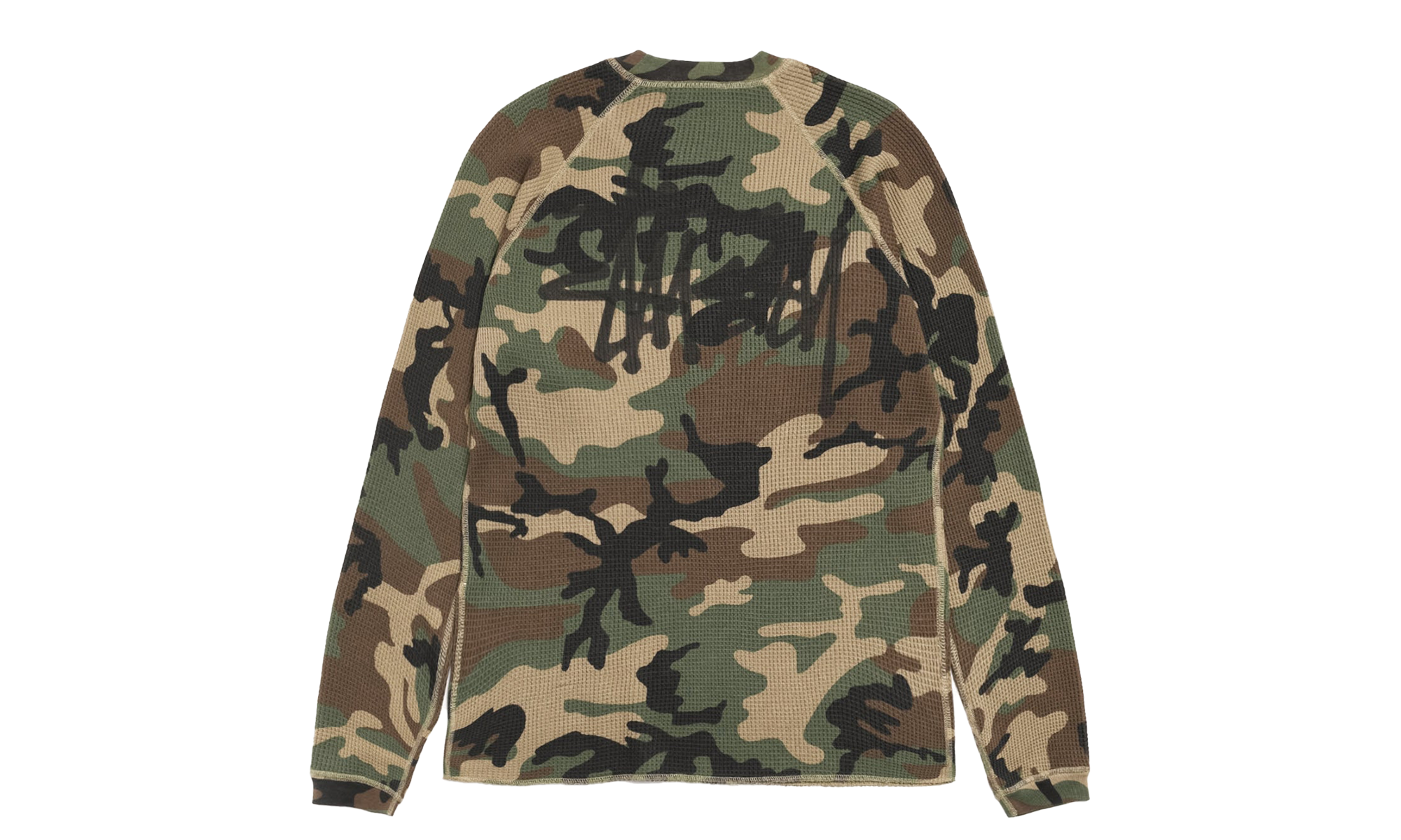 Raglan Thermal L/S Crew "Woodland Camo" STUS304