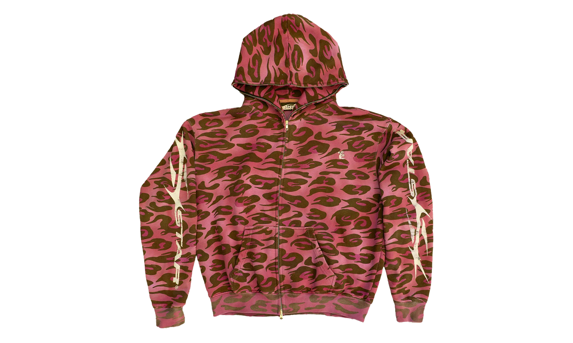 Cheetah Zip-Up Hoodie "Red" HSR071