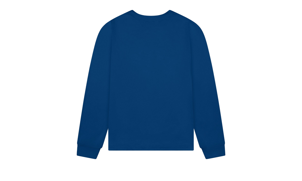Peace Wreath Long Sleeve Tee "Navy" DT214