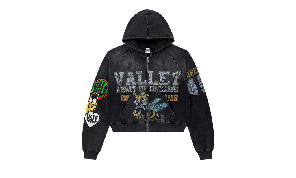 Army Zip Up "Black" VALE 09 007 AZUB BK