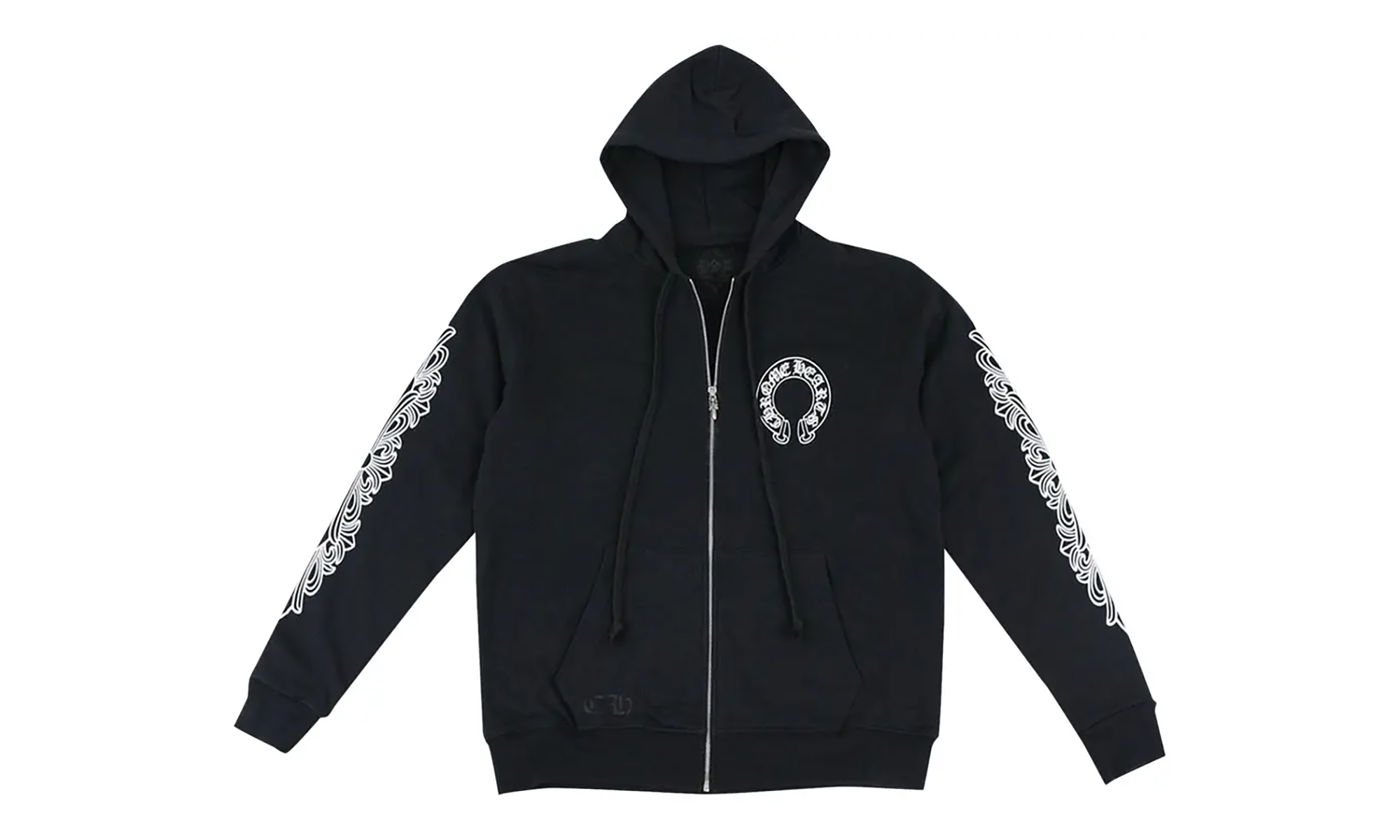 Thermal Floral Horseshoe Zip Up "Black" CHRM0625