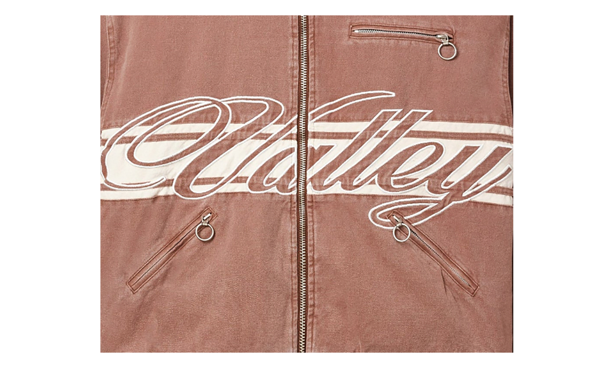 Cursive Trucker Jacket "Brown" VAL122