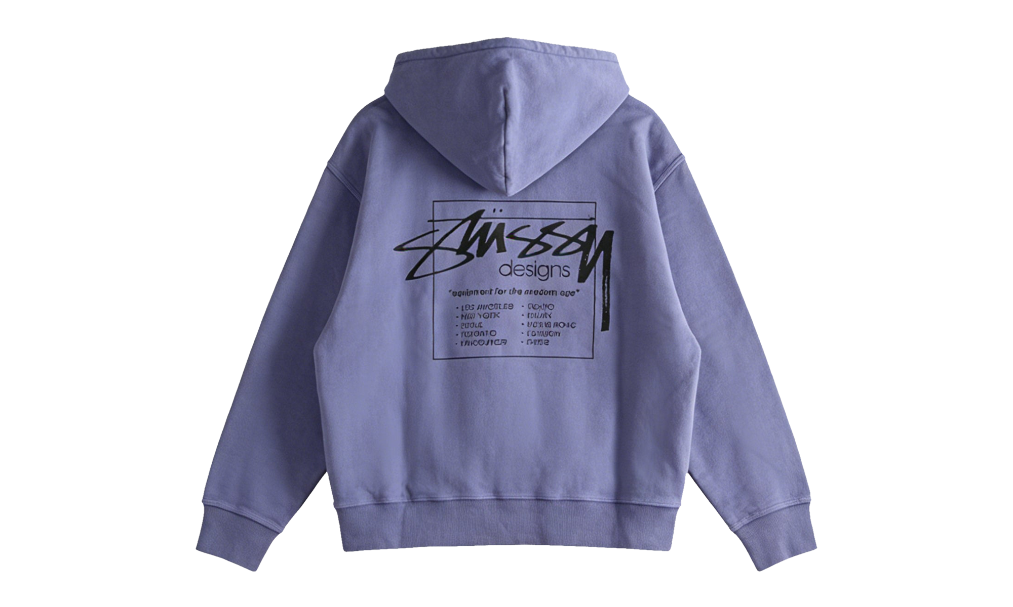 Modern Age Pig Dyed Zip Hoodie "GRAPE" 1975079 GRPE
