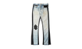 Bronco Leather Flare G Patch Jeans "Indigo Black" GD107