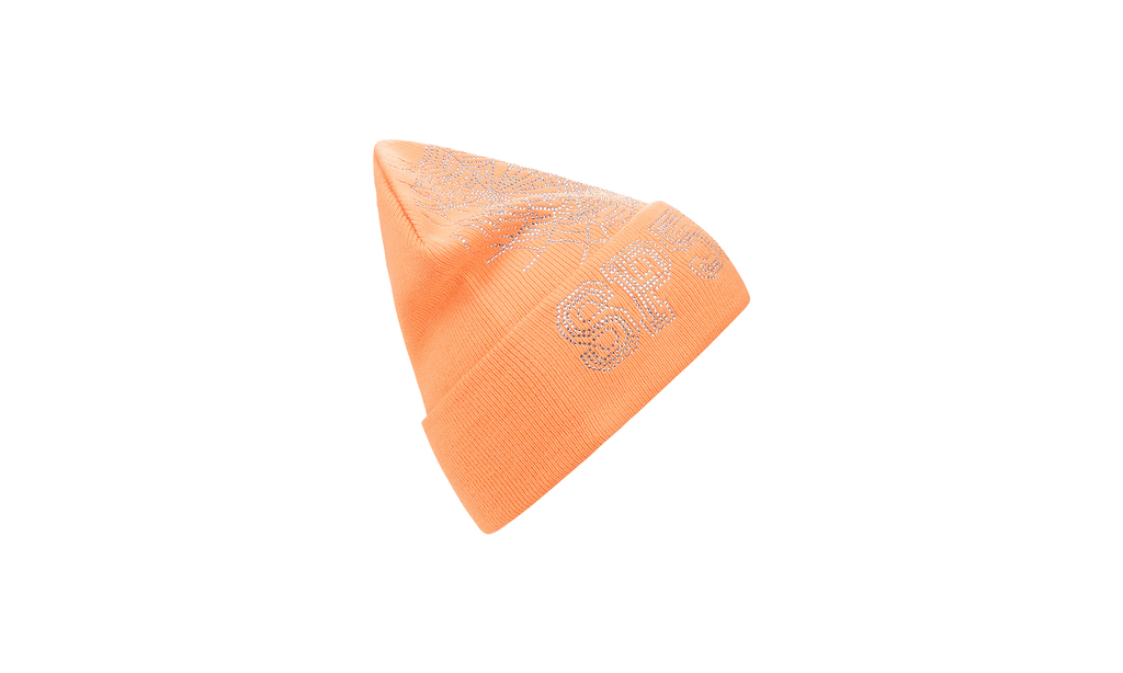 Rhinestone Web Beanie "Orange" SP5der128