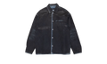 COATED SHIRT JACKET "Black" P034 CSJB423
