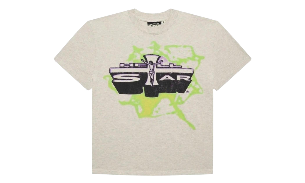 Jesus Emblem T-Shirt "Grey / Green / Purple" HSR218
