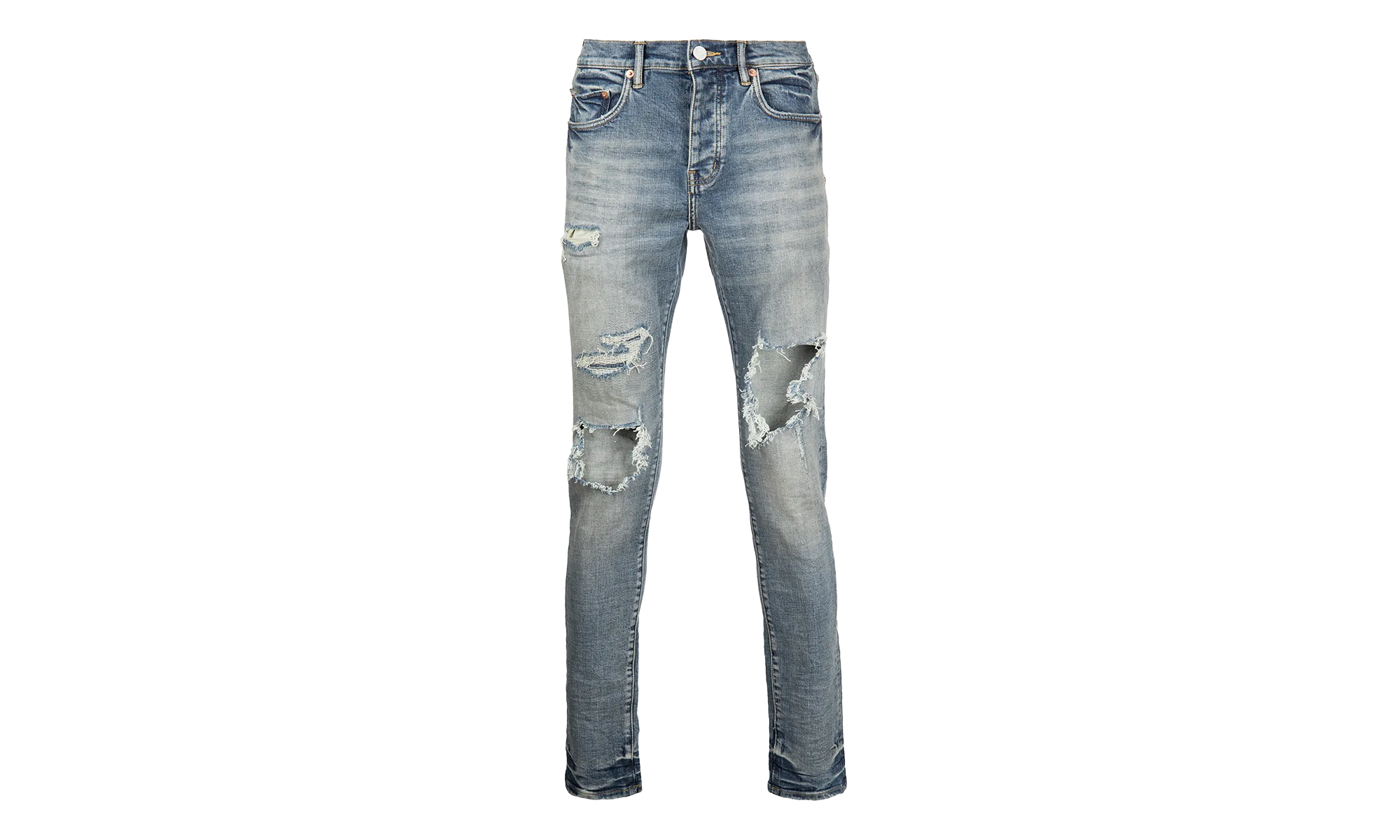 Distressed "Light Indigo" P001 LDI