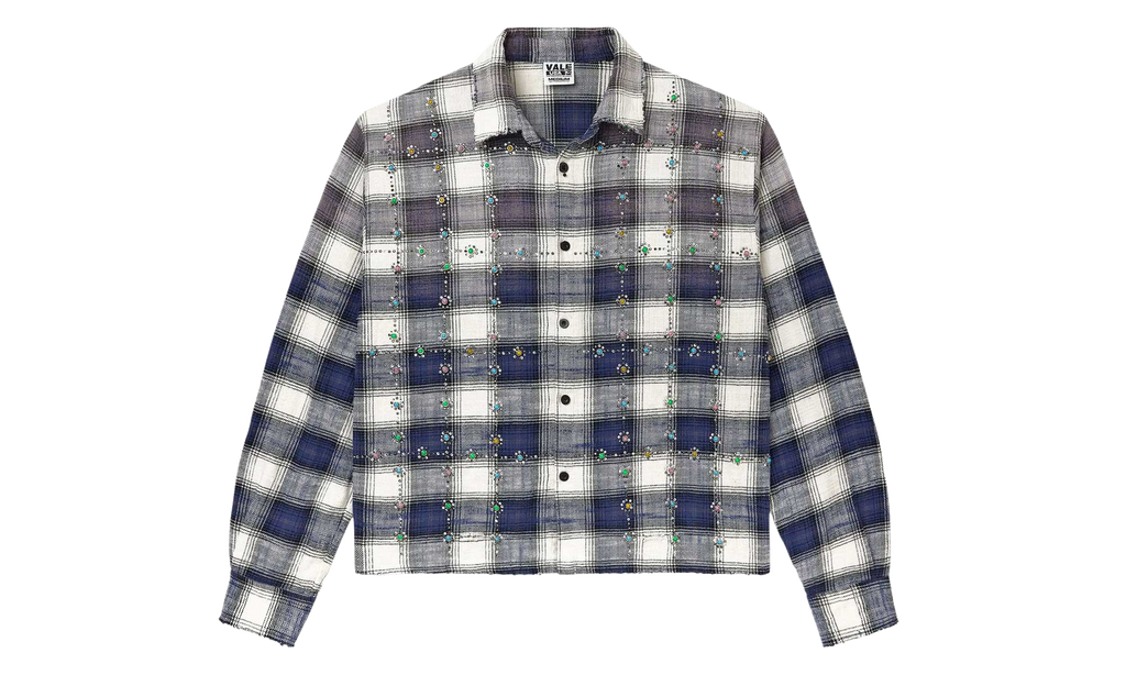 Vale Forever Sky Gems Flannel "'Navy'" VAL19