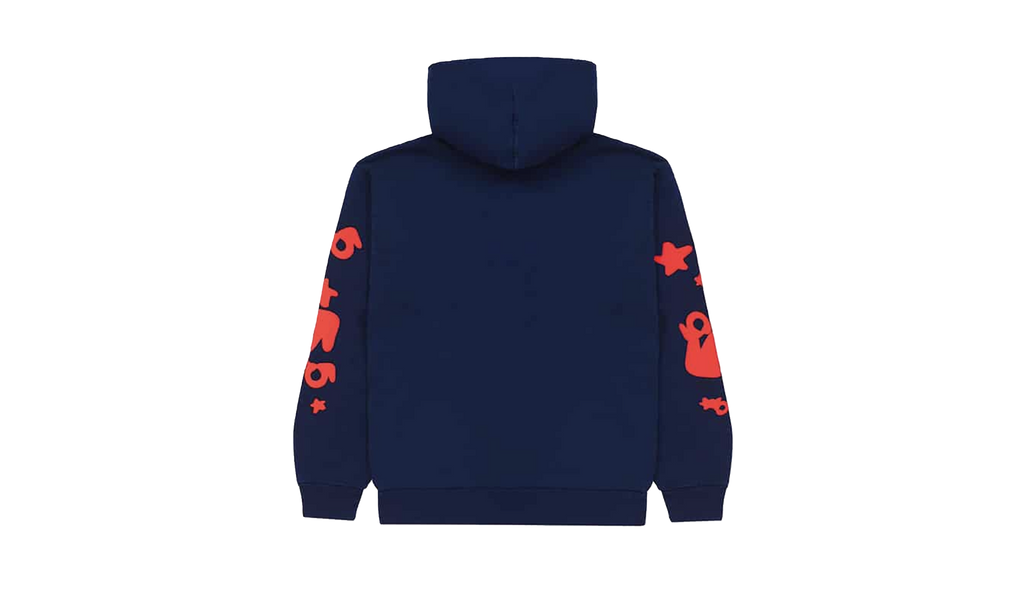 Sp5der Beluga Hoodie "Navy" M01SS001BGNR