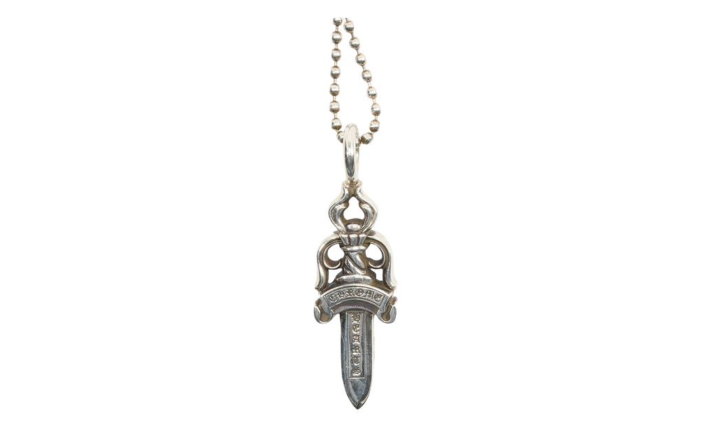 Ball Chain with Dagger Pendant "Silver" CHRM0747