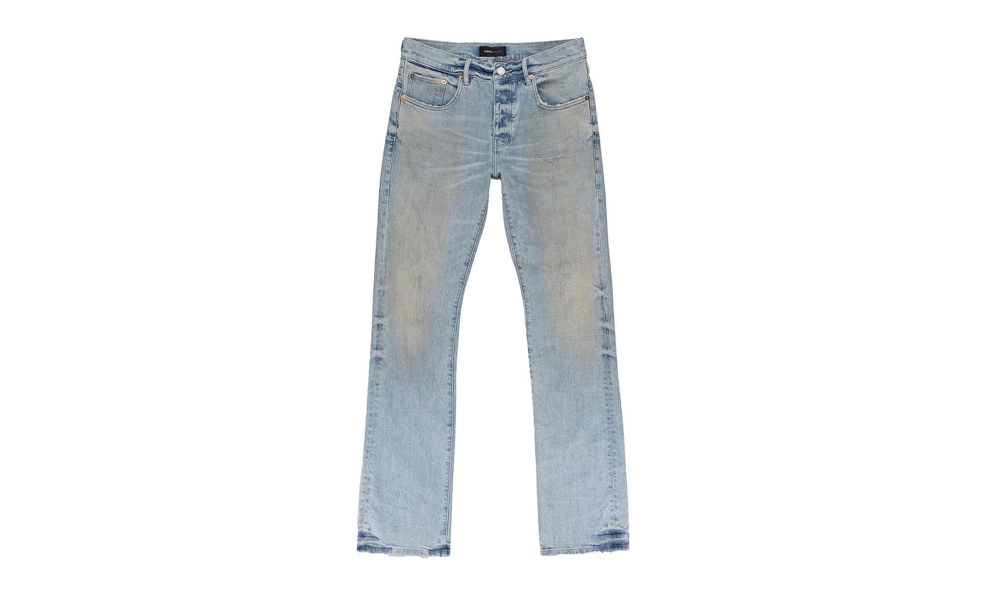 WORN LIGHT INDIGO FLARE "Blue" P004 WLIW823