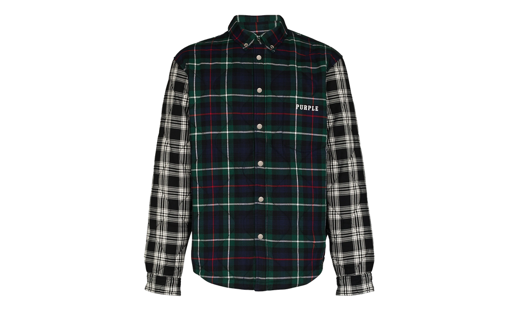 Quilted Plaid Shirt P313 QPGR122