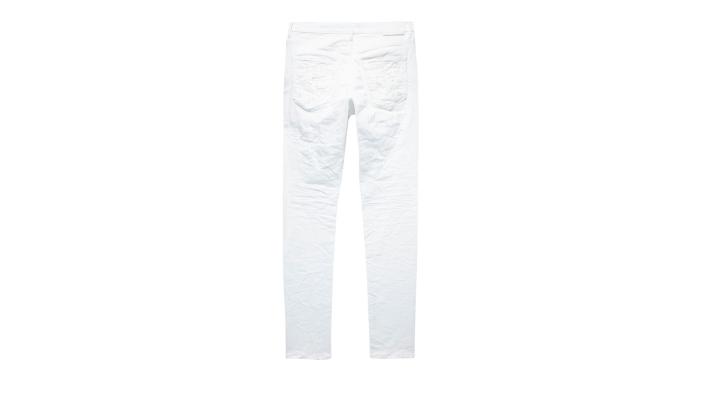 WHITE QUILTED DESTROY POCKET "White" P001 WQDP223
