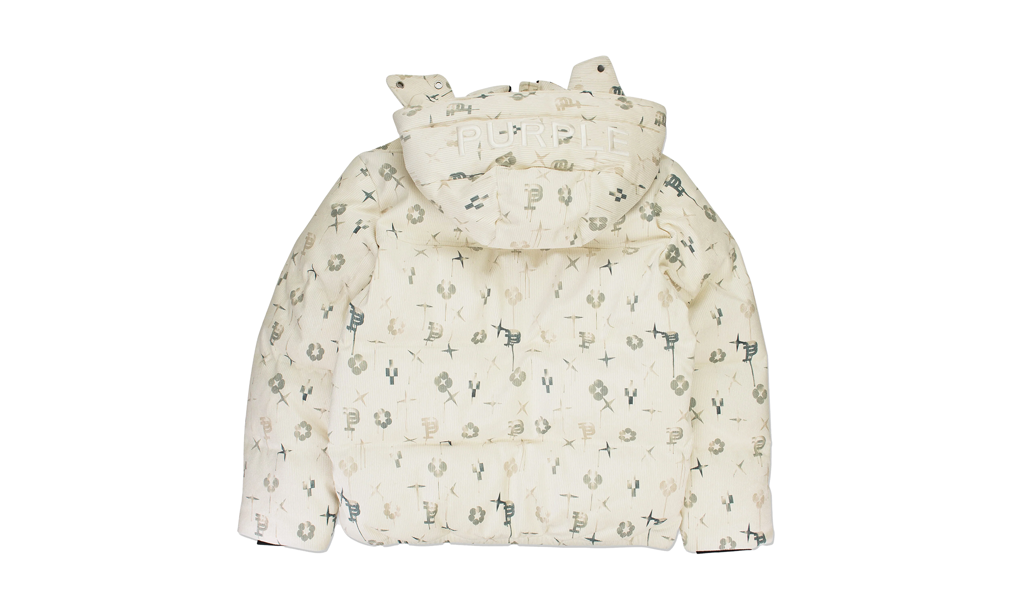 CORDUROY AOP JACKET "WHITE" PRP XOTW 0023