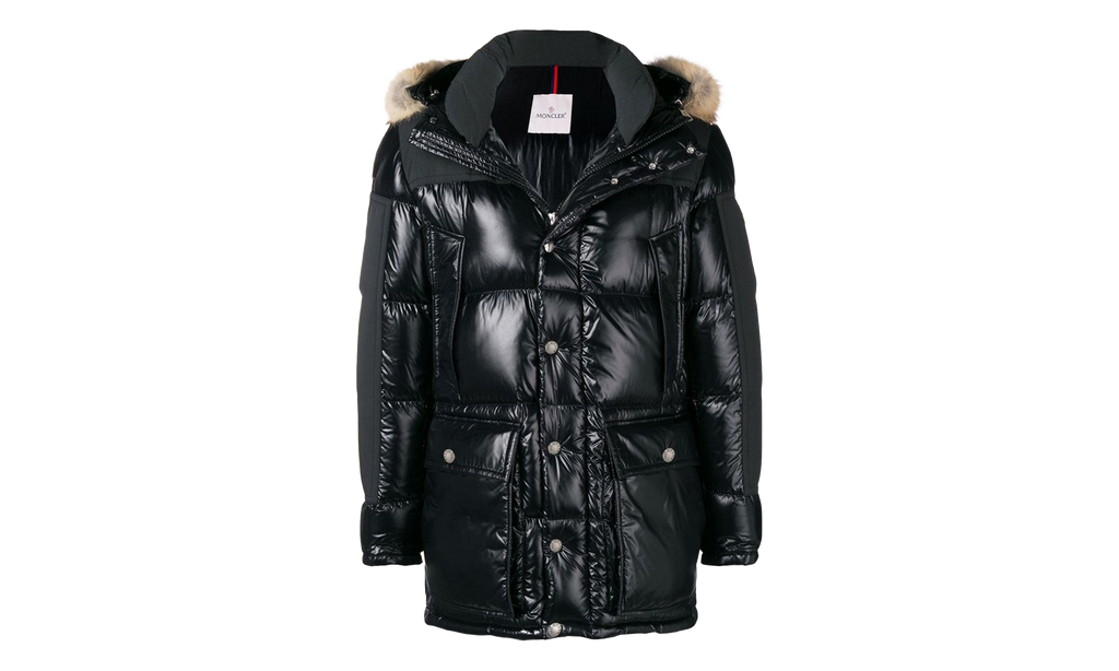 Puffer Jacket Frey Nylon Down Jacket "Black" MON06