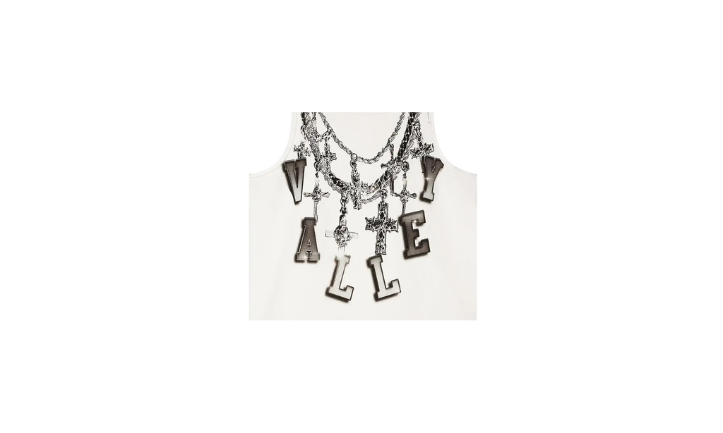 Chain Tank Top "White" VALE 06 002T CT WT