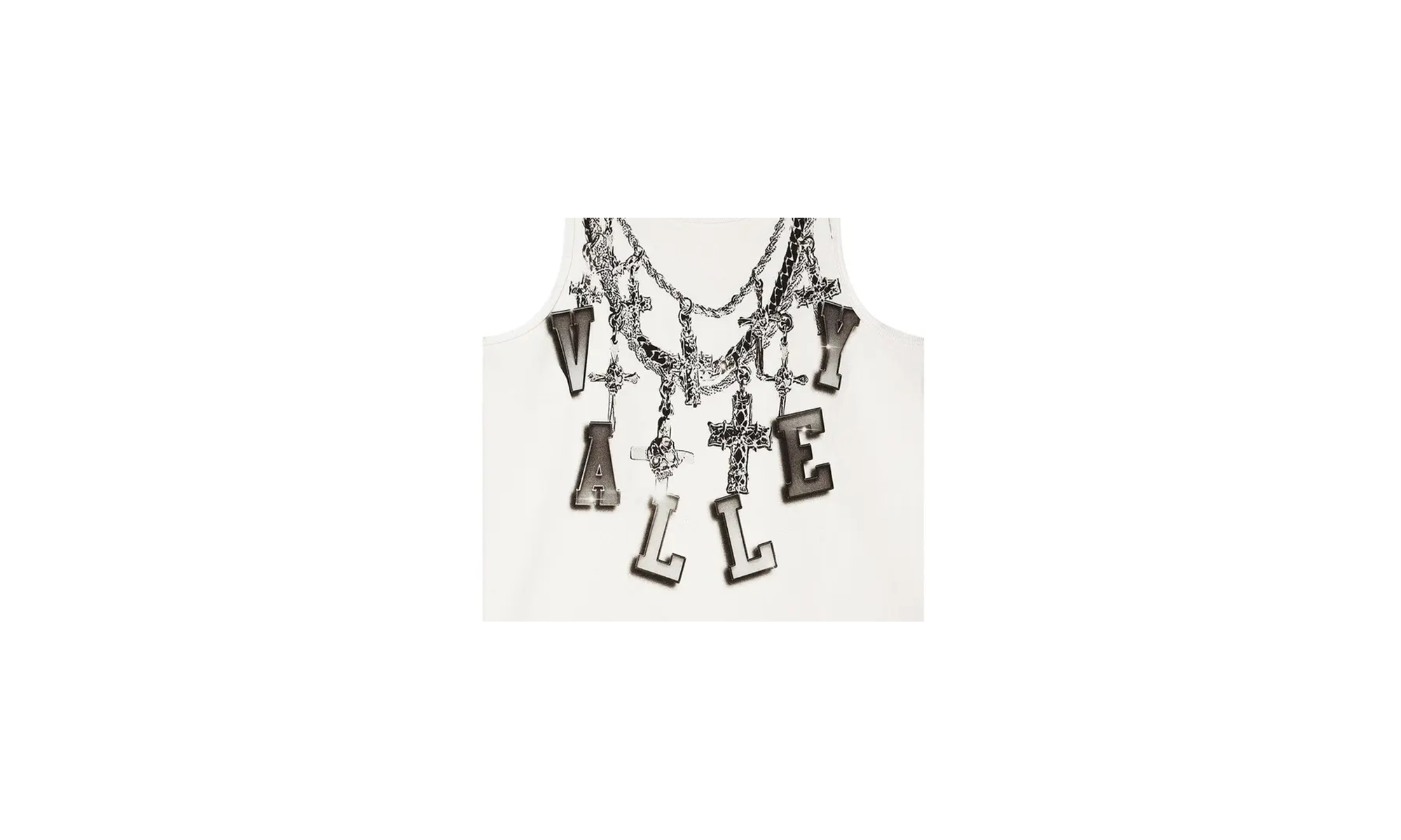 Chain Tank Top "White" VALE 06 002T CT WT