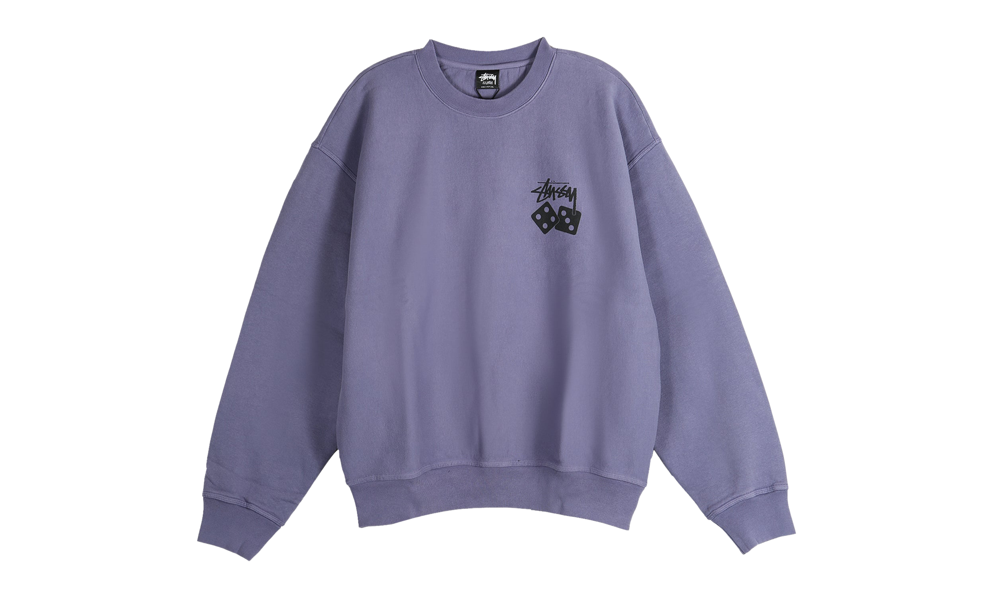 Dice Pig Dyed Crew Sweatshirt "GRAPE" 1915077 GRPE