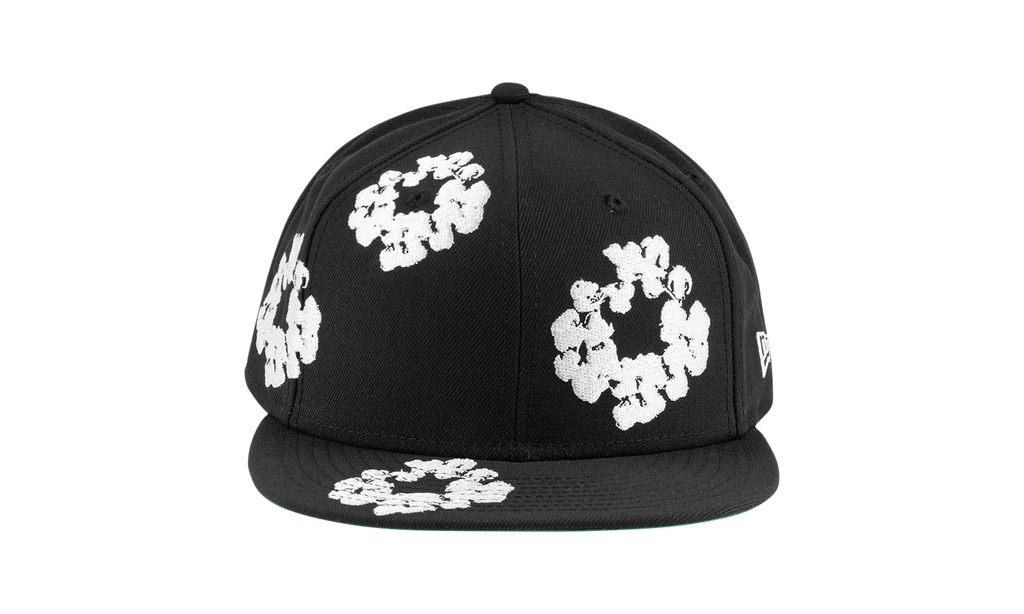 New Era Cotton Wreath 59/50 Cap "Black" DT22