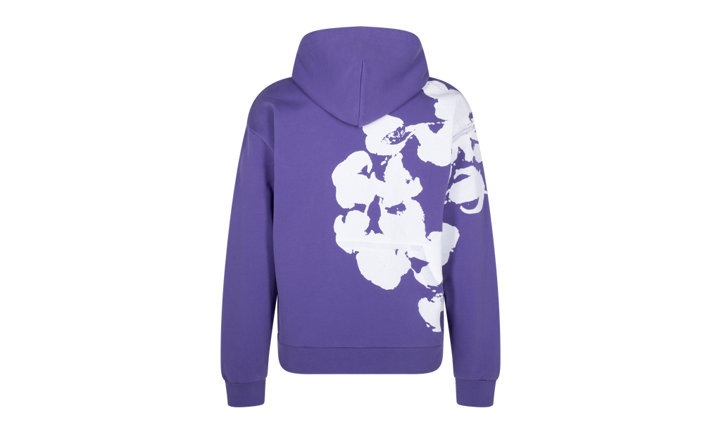 Big Cotton Wreath Sweatshirt "Purple" DT092
