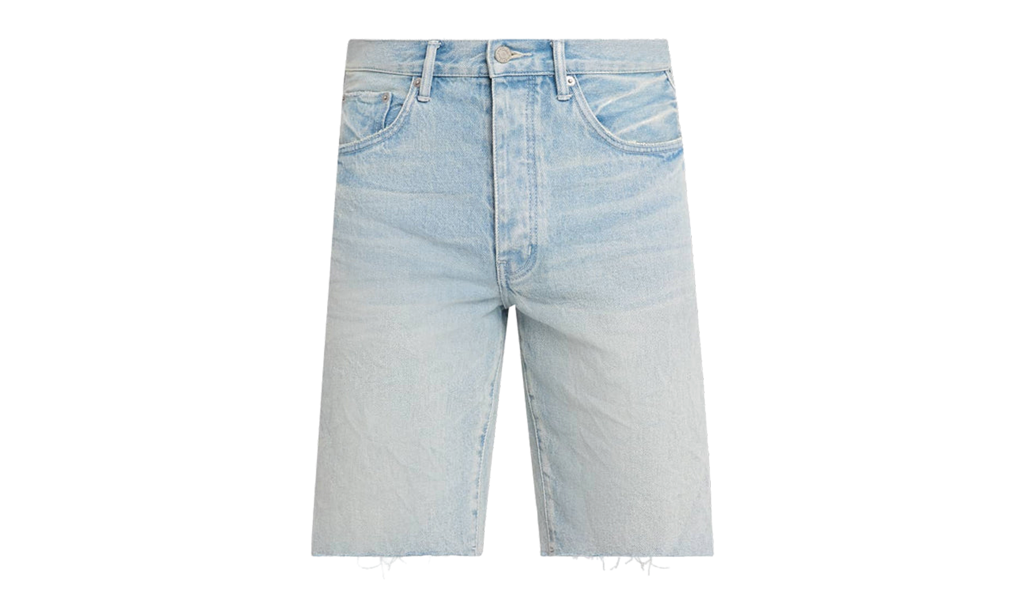 Vintage Slub Denim Shorts "Light Indigo" P059 VTLB226