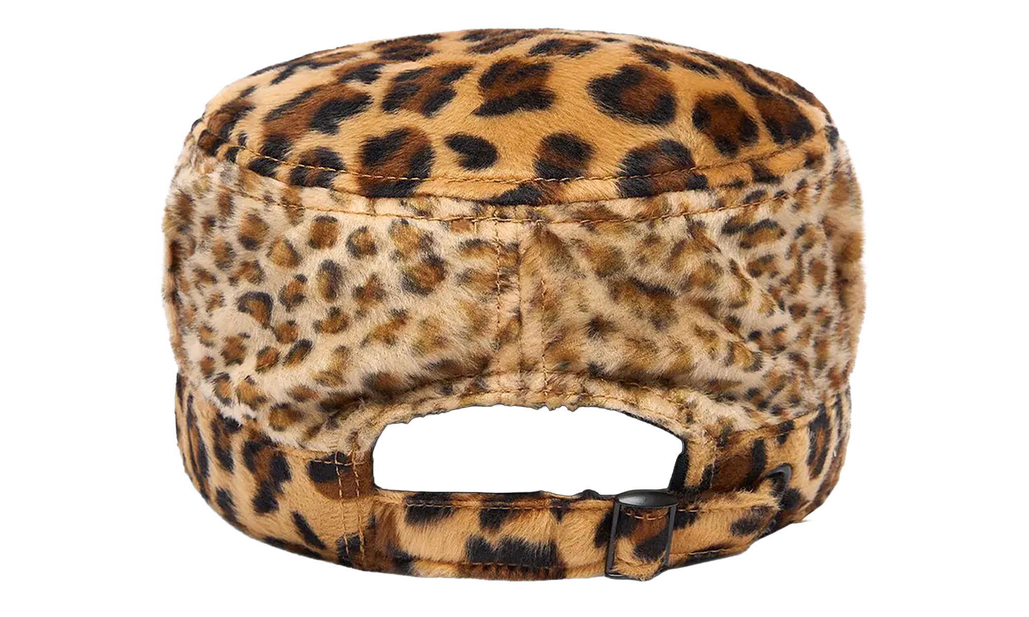 Faux Fur Giraffe Print Cap "Multicolor" DT472