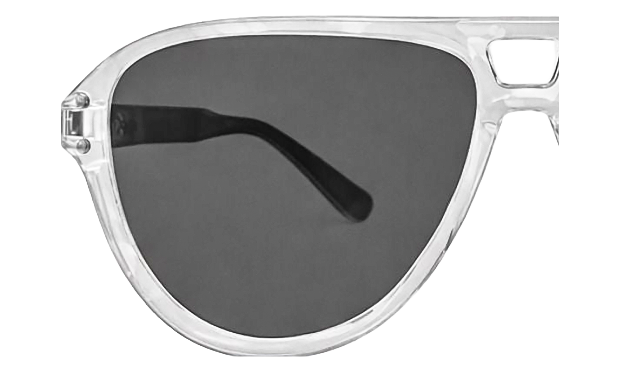 Aviator Logo Sunglasses "White / Black / Silver" XA41764AC WBS