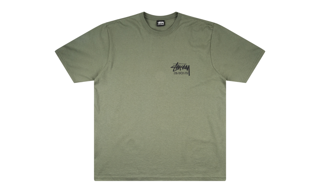 BASIC STÜSSY TEE "Los Angeles Exclusive - Olive" STUS40