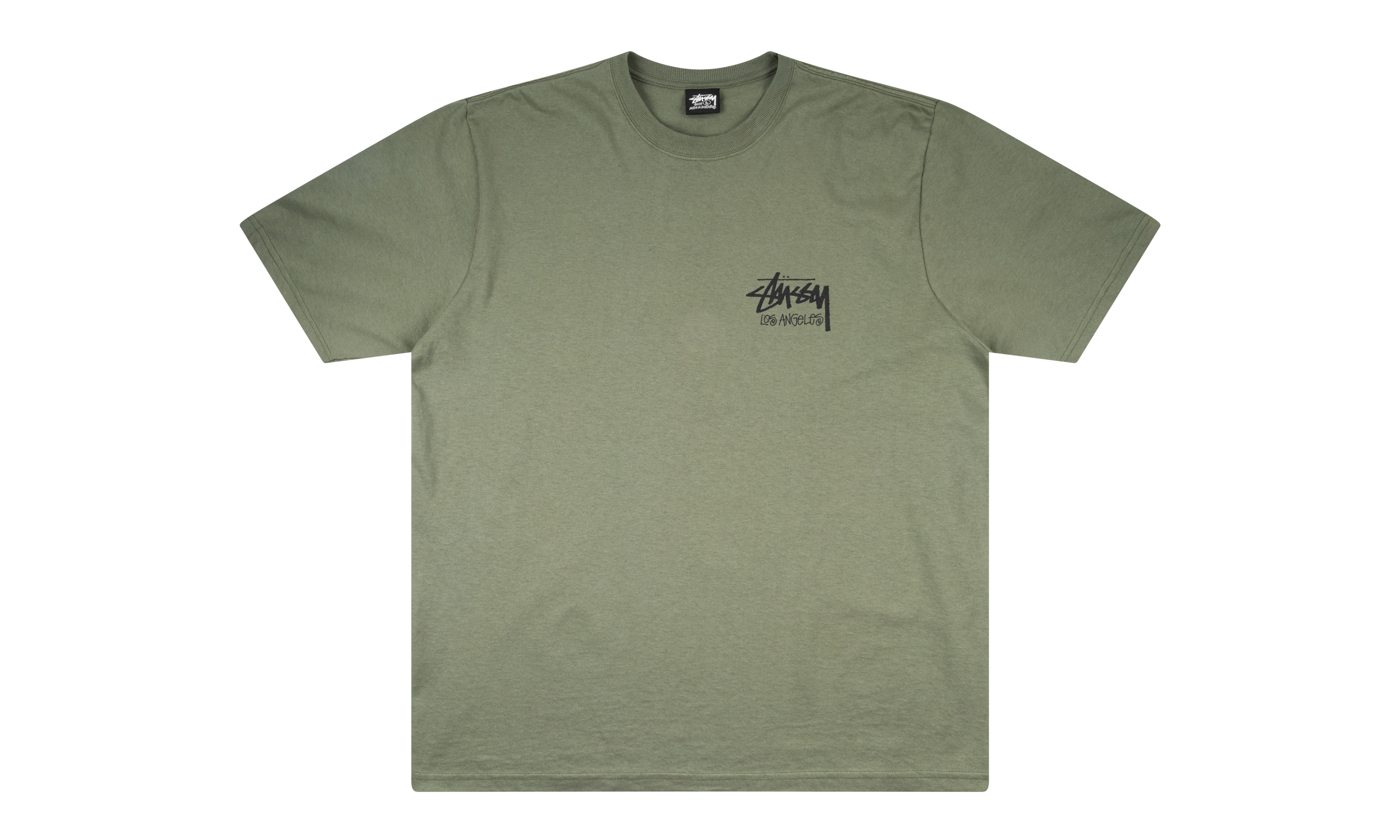 BASIC STÜSSY TEE "Los Angeles Exclusive - Olive" STUS40