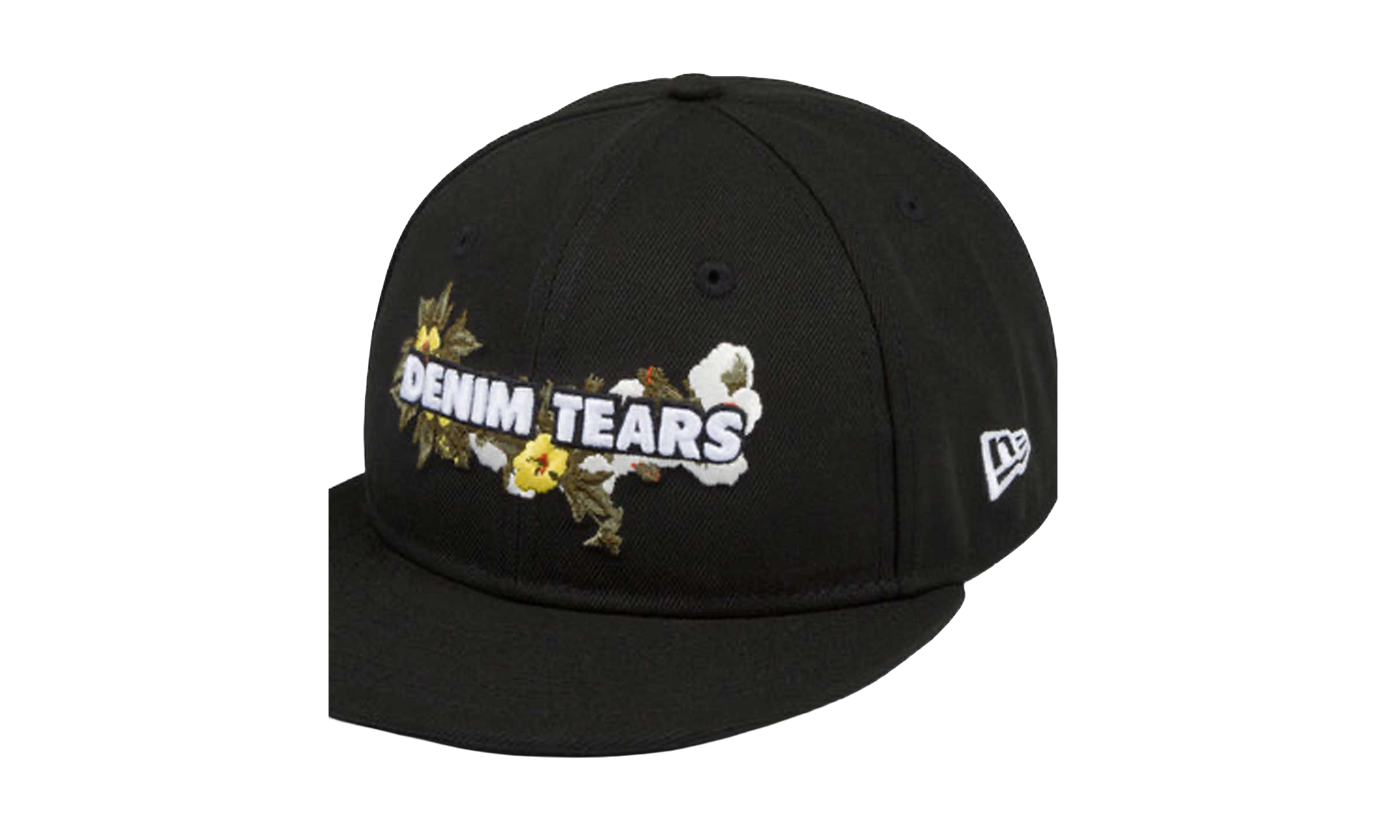 Floral Logo Adjustable Hat "New Era - Black" DT568