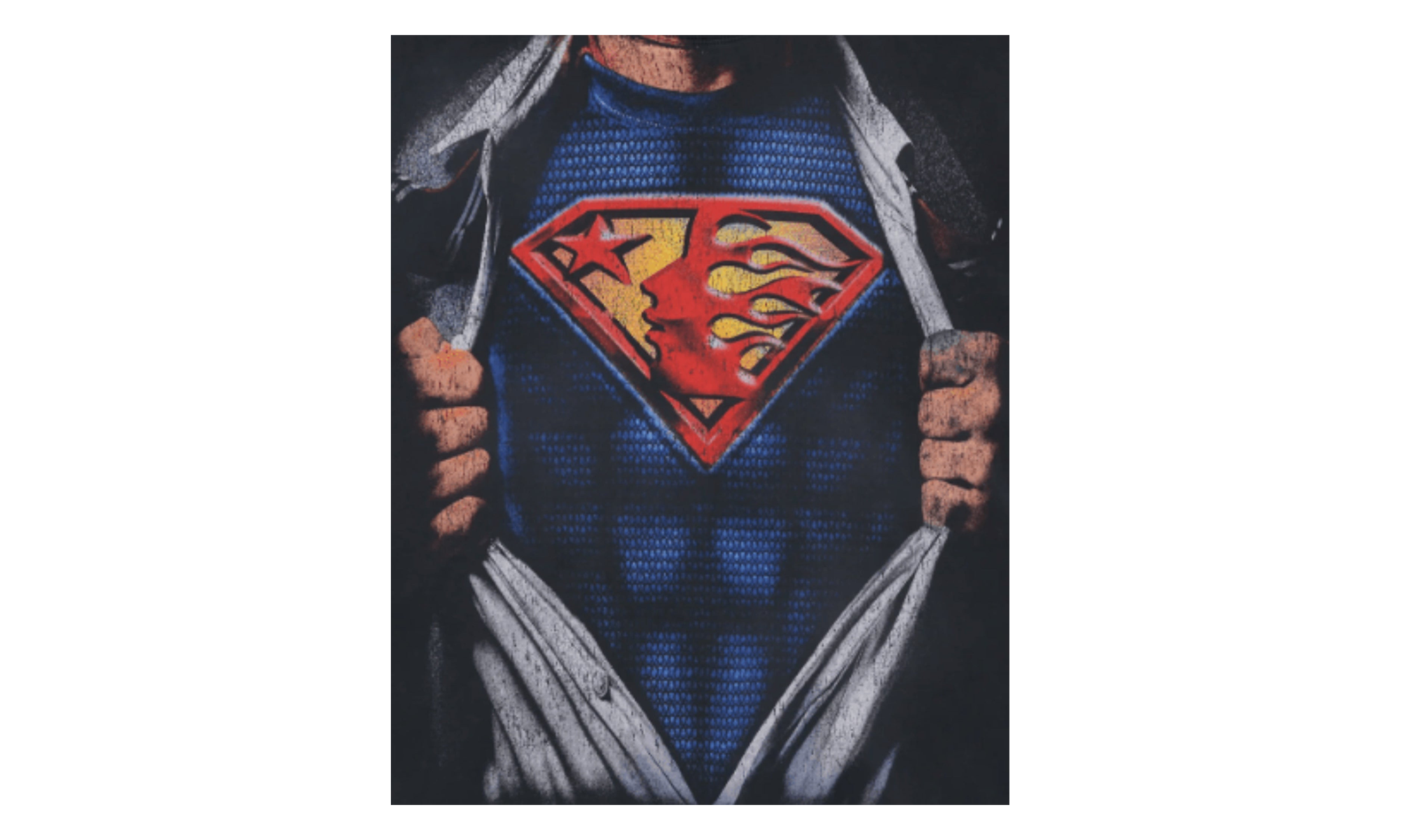 Superman Tee "Black" HSR206