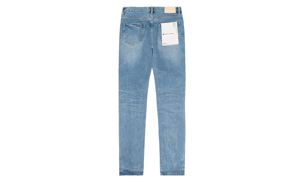 Skinny Coated "Light Indigo" P001-SKCI324