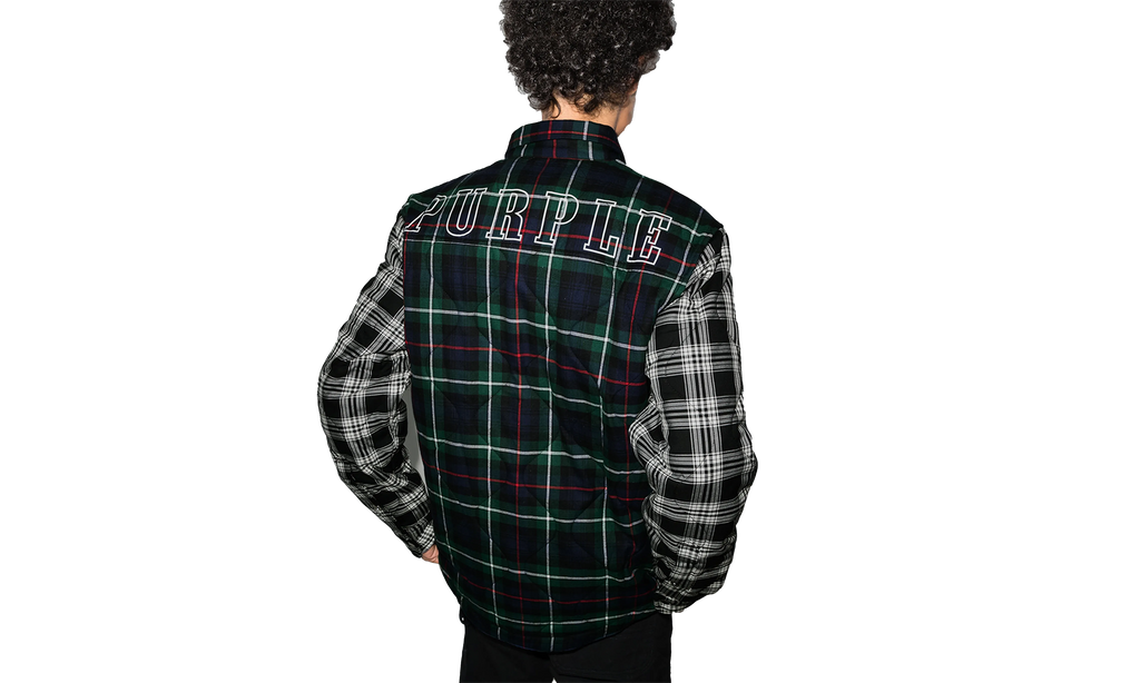 Quilted Plaid Shirt P313 QPGR122