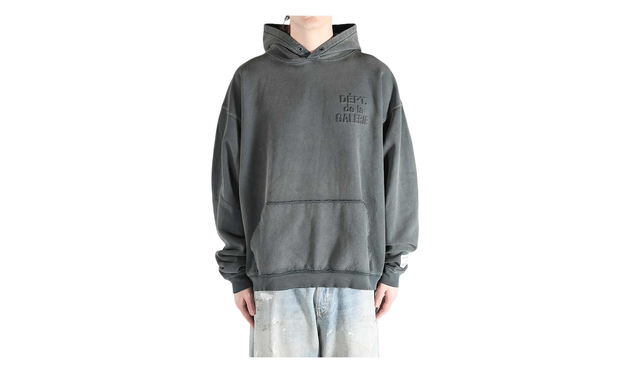 Embossed Hoodie "Graphite" GD094