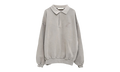 Embroidered Classic Polo Sweatshirt "Smoke Grey" 192HO252041F