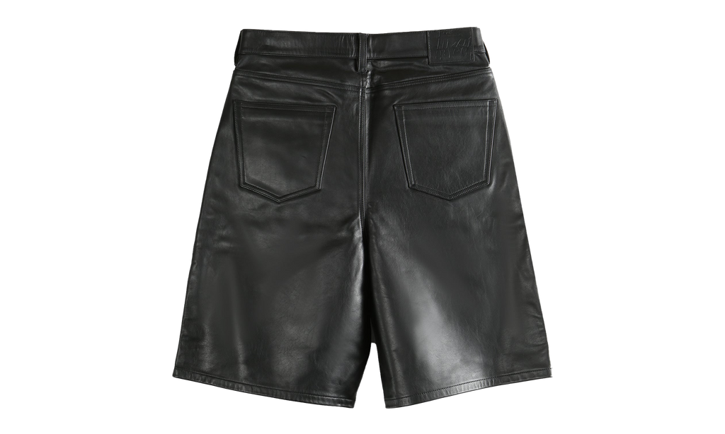 Big Ol Leather Shorts "BLAC BLACK" 112315 BLAC