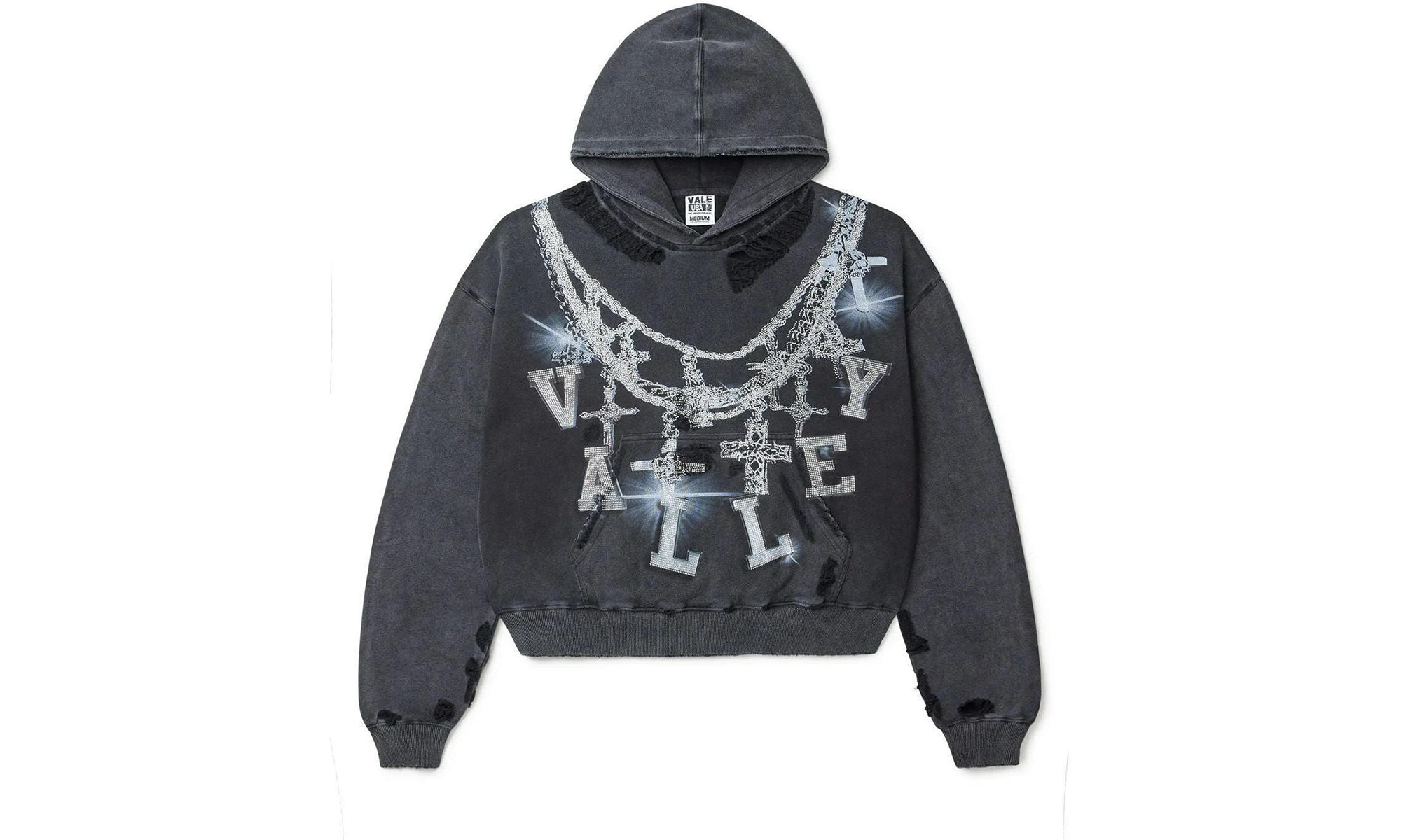 Big Chain Hoodie "Black" 10052196