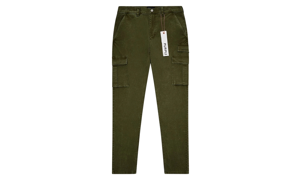 Brushed Twill Cargo Pant "Green" M5075 BTMI225