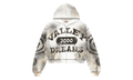Spiral Zip Up Hoodie "Dark White" 11451 10004VFSZUH DARK