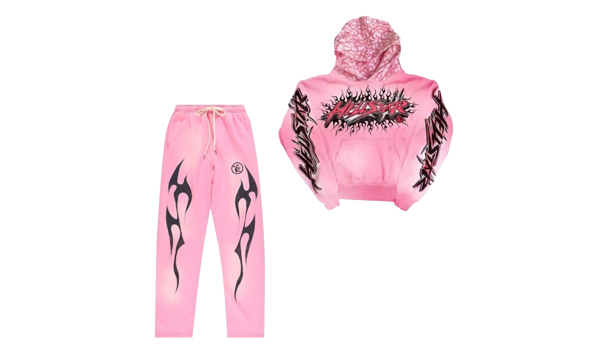 Brainwashed Without Brain Hoodie and Sweatpants (Full Set) "Pink" HSR132