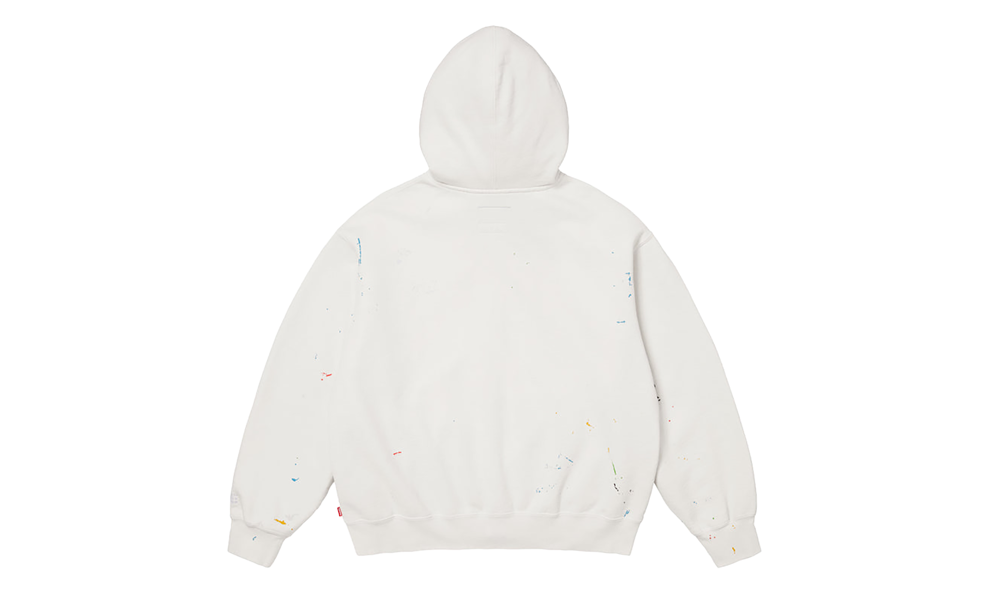 MM6 Maison Margiela Box Logo Zip Up Sweatshirt "SS26 - White" SU27171