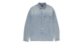 INDIGO SNAP FRONT SHIRT JACKET "Blue" P034 ISSJ223