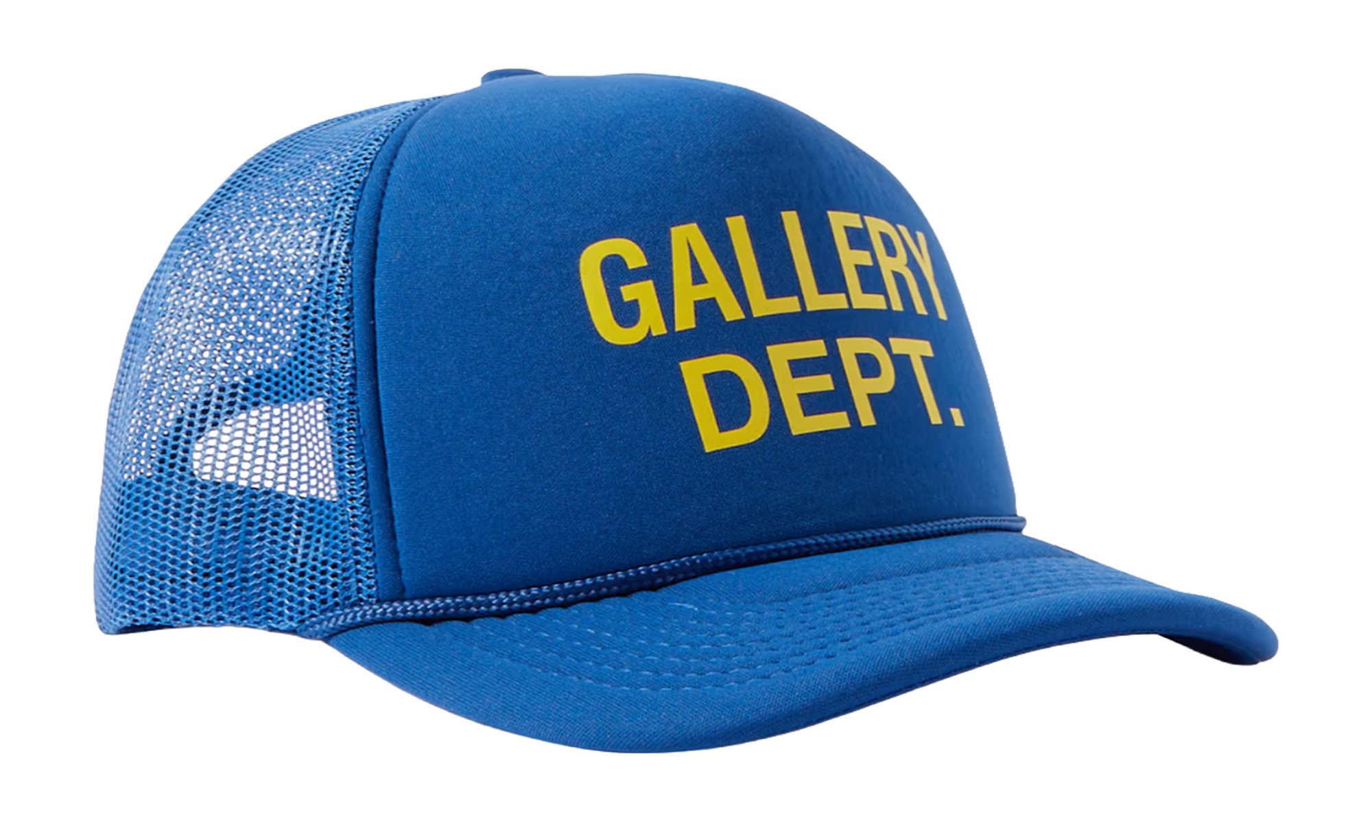 Logo Print Trucker Cap "Blue" GD077