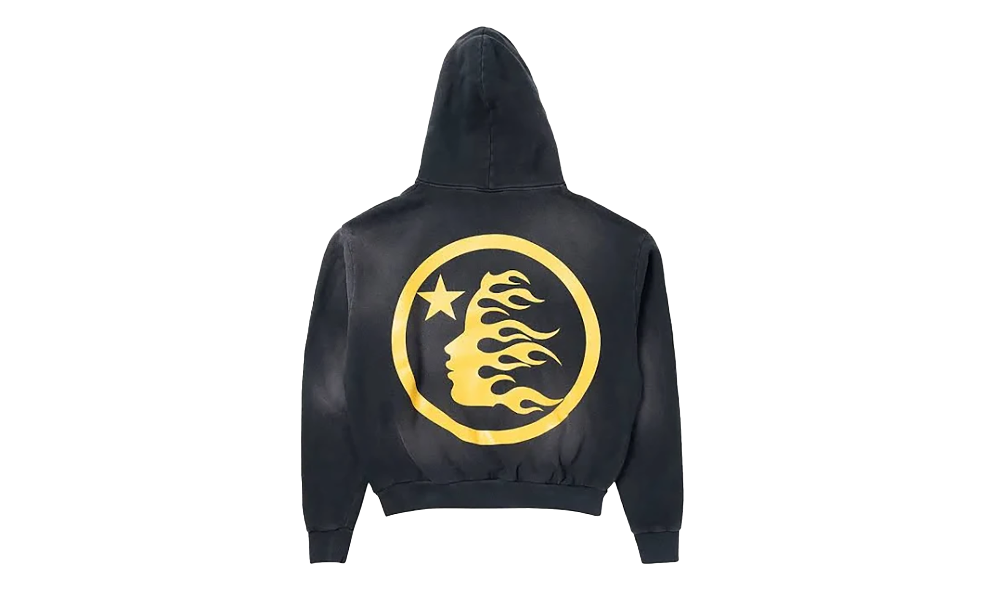 Hellstar No Guts No Glory Hoodie "BLACK" 9357 1FW230106NGNGH WASH